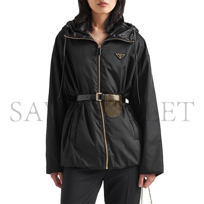 PRADA BLACK RE-NYLON JACKET 29E097 PRADA BLACK RE-NYLON JACKET 29E097